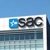 SAC Federal Credit Union illuminated channel letters and logo cabinet