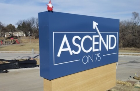 Ascend Monument Sign Completion