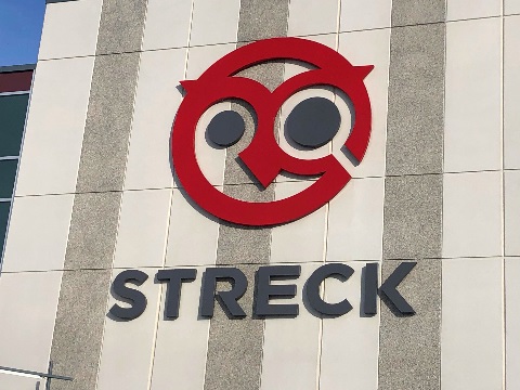 Streck Exterior Signage