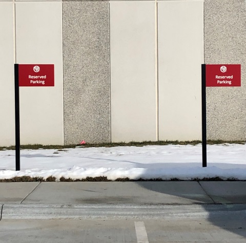 Streck Parking Signs